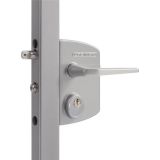 Locinox Luky | Gate Lock | Surface Mounted | US Mortise Cylinder | Aluminum Handle